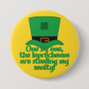 Search for leprechauns buttons Funny