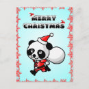 Search for panda christmas cards Cartoon