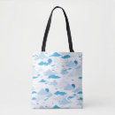 Search for fluffy white bags Blue sky