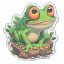 Recherche de grenouilles autocollants Enfants