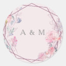 Search for pink flower wreath stickers Elegant