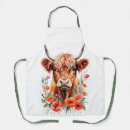 Search for red cow aprons Cute