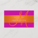 Search for gradient background business cards Orange