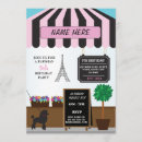 Search for parisian birthday invitations Cafe
