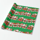 Recherche de train de noël papier cadeau Vert