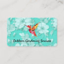 Recherche de fleurs colibri cartes visite Animaux