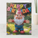 Search for garden gnome cards Flowers