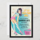 Recherche de ski anniversaire invitations Roller skatiparty
