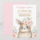 Recherche de lapin kawaii invitations Rose