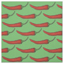 Search for chili pepper fabric Red