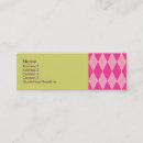 Search for argyle pattern business cards Harlequin