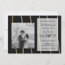 Recherche de black and gold wedding invitations Moderne