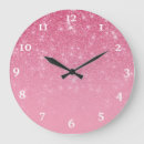 Search for pink glitter clocks Chic