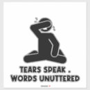 Recherche de tristes autocollants Larmes