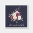 Search for burgundy and blush wedding napkins Navy