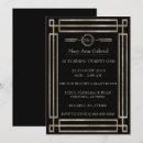 Recherche de style gatsby invitations Monogramme