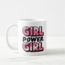 Recherche de girl power tasses Typographie