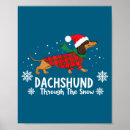 Search for christmas dachshund posters Wiener