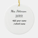 Search for teacher of the year ornaments Back to school
