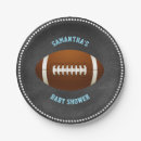 Search for football paper plates Baby shower