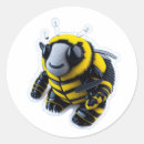 Search for flying bee stickers Bumblebee