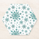 Search for emerald green coasters Snowflakes