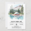 Recherche de de camping anniversaire invitations Montagne