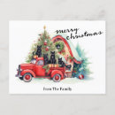 Search for black holiday postcards Xmas