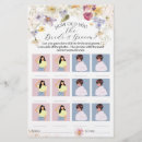 Search for bride and groom question games Watercolor floral