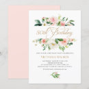 Search for pretty 50th birthday invitations Watercolor