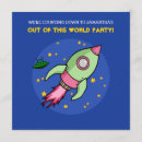 Search for outer space square invitations Spaceship