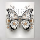 Recherche de fleurs noires et blanches posters Pour eux