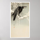 Recherche de oiseau sur la branche posters Oriental