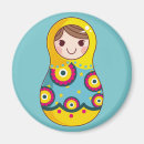 Recherche de poupée magnets Rouge