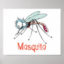 Recherche de moustique posters Dessin animé