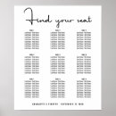 Search for modern wedding seating charts Calligraphy