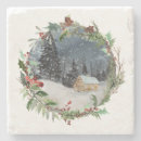 Search for christmas stone coasters Woodland