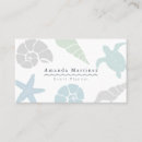 Search for starfish business cards Makeup artist