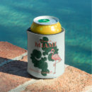 Search for pink flamingo can coolers Green