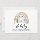 Search for rainbow baby girl shower invitations Whimsical