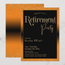 Search for black orange and gold invitations Celebration