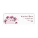 Search for cartoon flower return address labels Floral