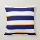 Search for orange and navy pillows White