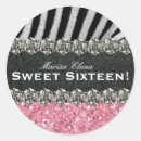 Search for zebra sweet sixteen stickers Birthday