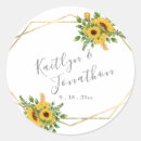 Search for gold sunflower stickers Geometric