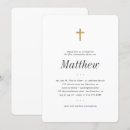 Search for white and gold first communion invitations Minimalist