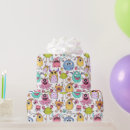 Recherche de monstres mignons papier cadeau Moderne