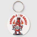 Search for foodie keychains Hot sauce