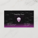 Search for skull business cards Salon