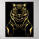 Recherche de rayures tigre posters Abstrait